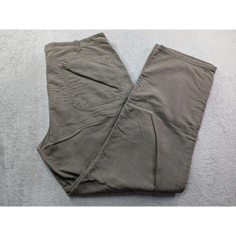 J.Crew Quality Workwear Carpenter Pants Mens 38x32 Green Cotton Utility 820